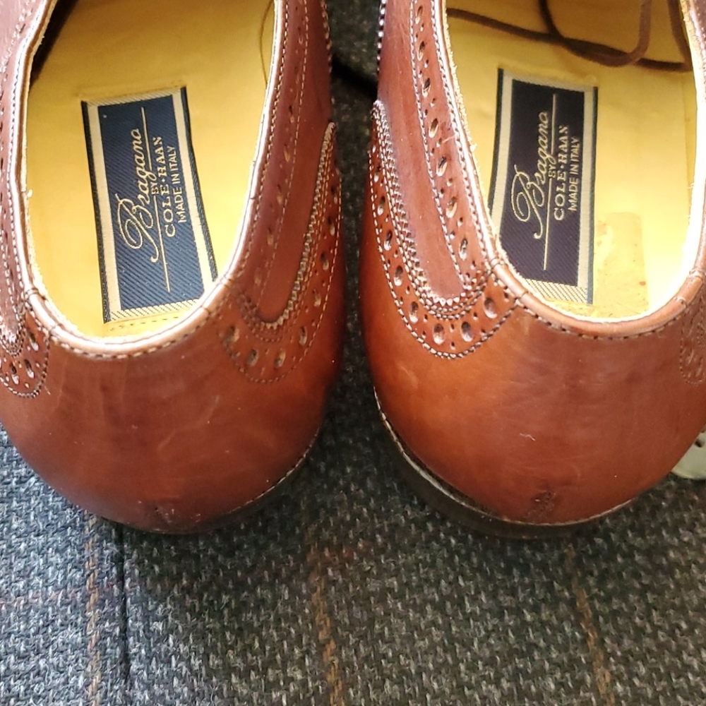🔥COLE HAAN🔥BRAGANO🔥MADE IN ITALY🔥RARE🔥VINTAGE🔥 - Picture 5 of 6